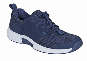 Orthofeet Francis No-Tie - Blue obstacle - course running shoes high - tech shoes