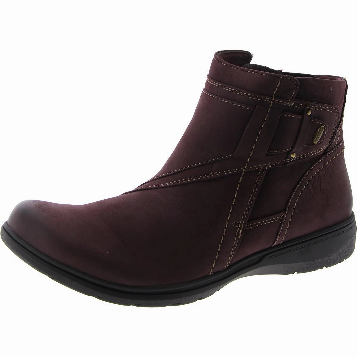 Cozy Feel Carleigh Style Womens Nubuck Round Toe Ankle Boots
