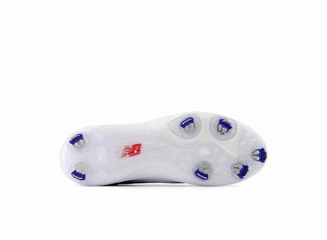 Shock-absorbing feature New Balance Men's FuelCell 4040 V7 Metal Baseball Cleats - Team Royal / White - L4040TB7
