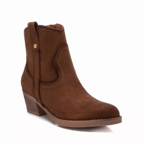 Women's Suede Italian Western Boots In Camel All-Purpose Use Functional Design