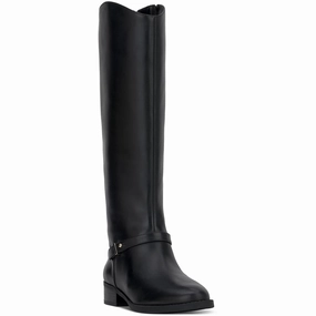 AnkleSupport 34FIRESSEWC Womens Wide Calf Leather Knee-High Boots