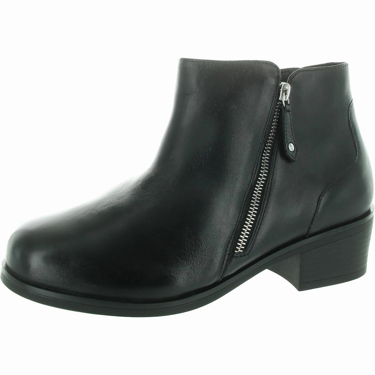 Mud Resistant Urban Commute Womens Double Zipper Ankle Boots