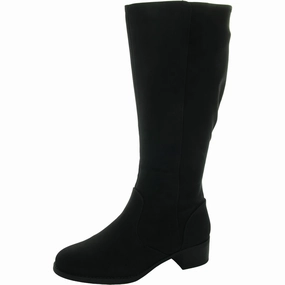 TUCKER Womens Zipper Synthetic Knee-High Boots Comfortable Posture