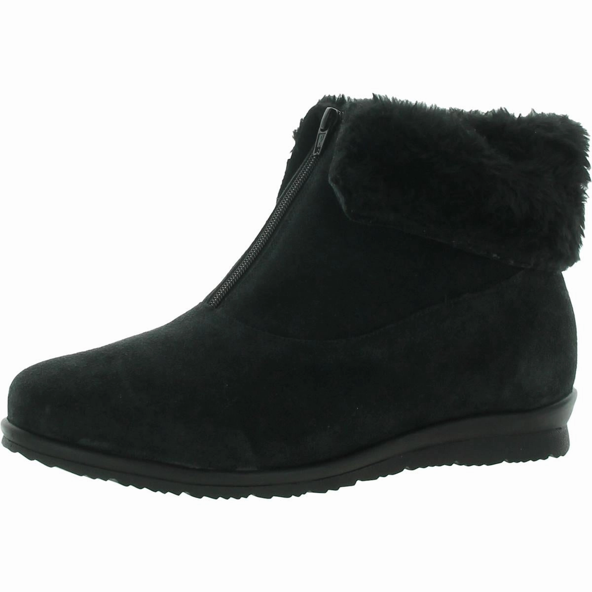Planet Womens Leather Zipper Winter & Snow Boots Seamless Comfort Daily Walks Sporty