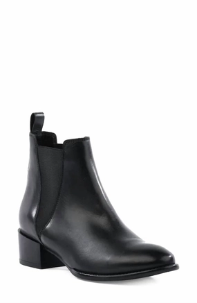 Parent Women's Leap Of Faith Leather Booties In Black
