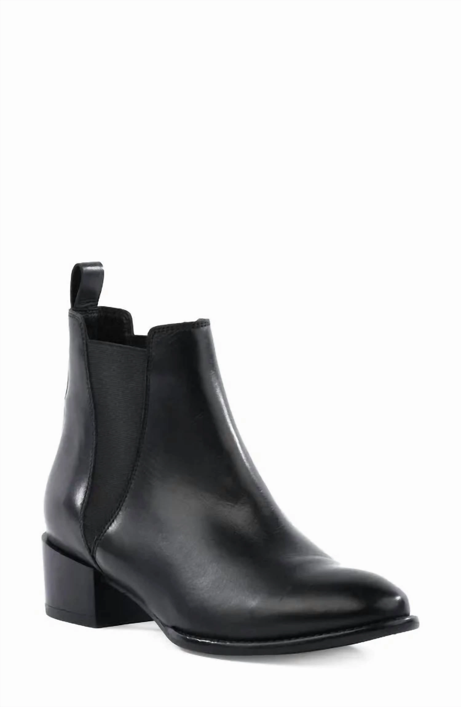 Eco Material River Crossing Women's Leap Of Faith Leather Booties In Black
