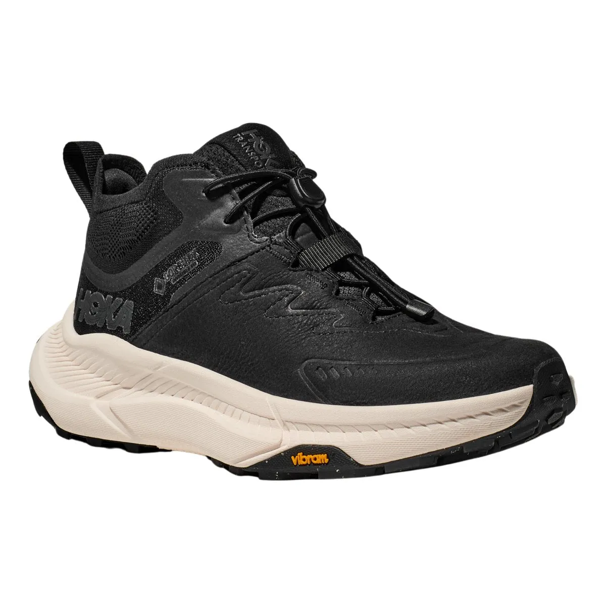 Abrasion   Resistant Thermal Core Weekend Camping Hoka One One Men's Transport Chukka GTX Black