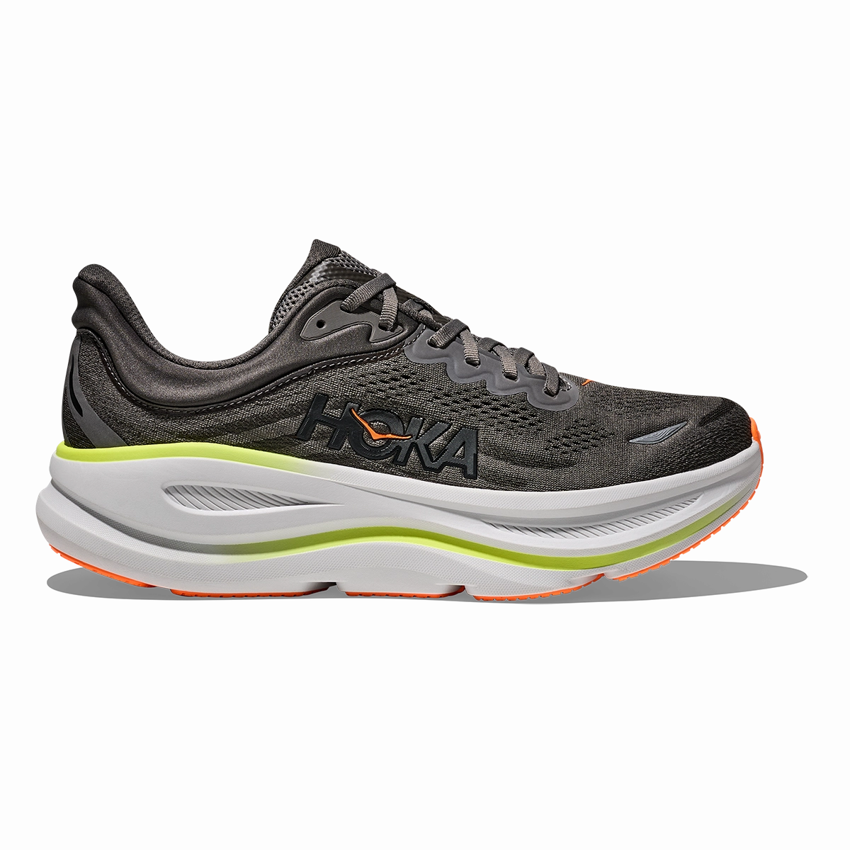 adjustable - design shoes Durable Construction Hoka Bondi 9 Asphalt Grey - Gravel