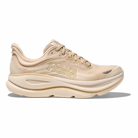 Road Running Shock Dissipation Hoka Bondi 9 Oatmeal - Oat Milk