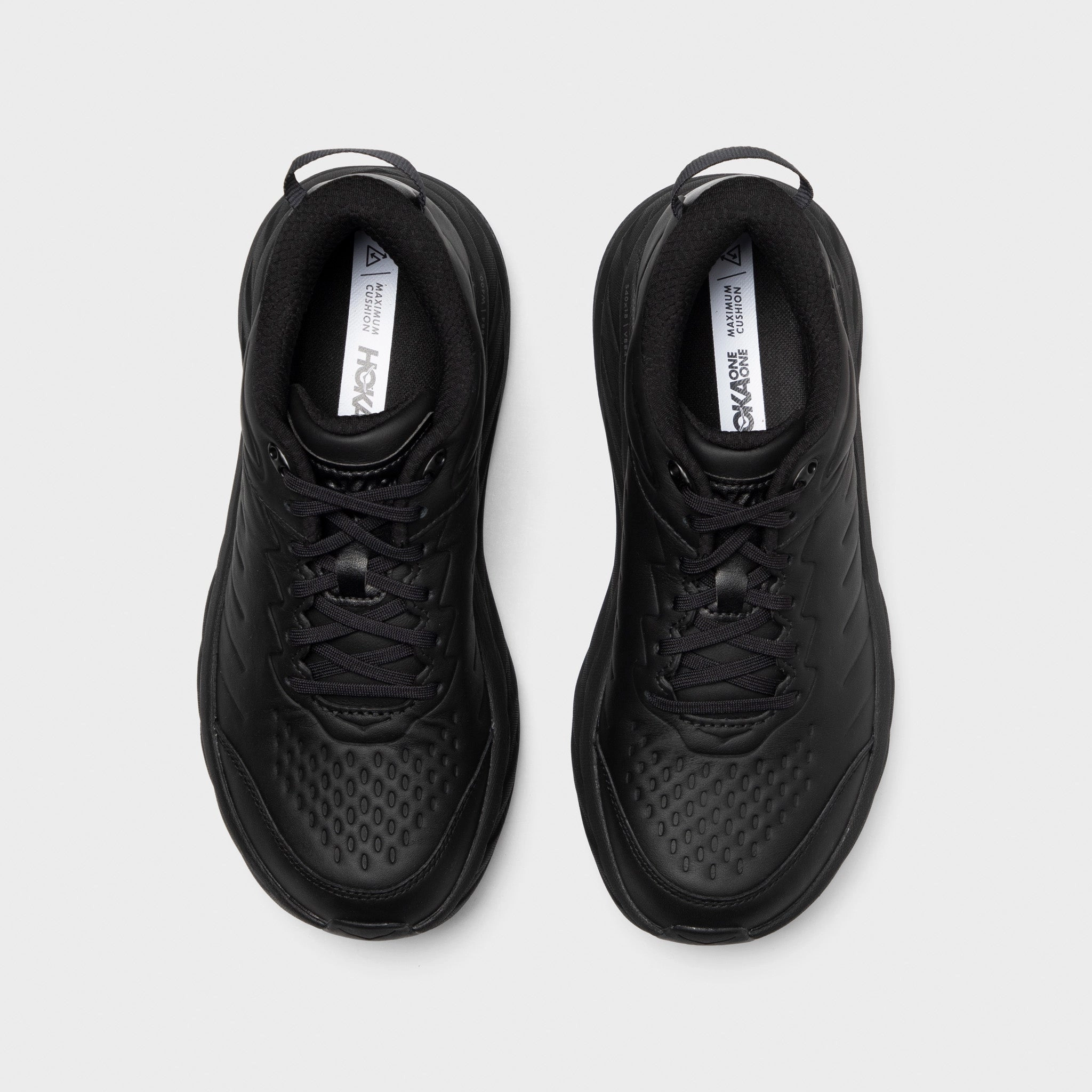 Hoka Bondi SR Black / Black Breathable Sole