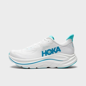 Hoka Clifton 10 White / Silver Campus Hike Natural Flow