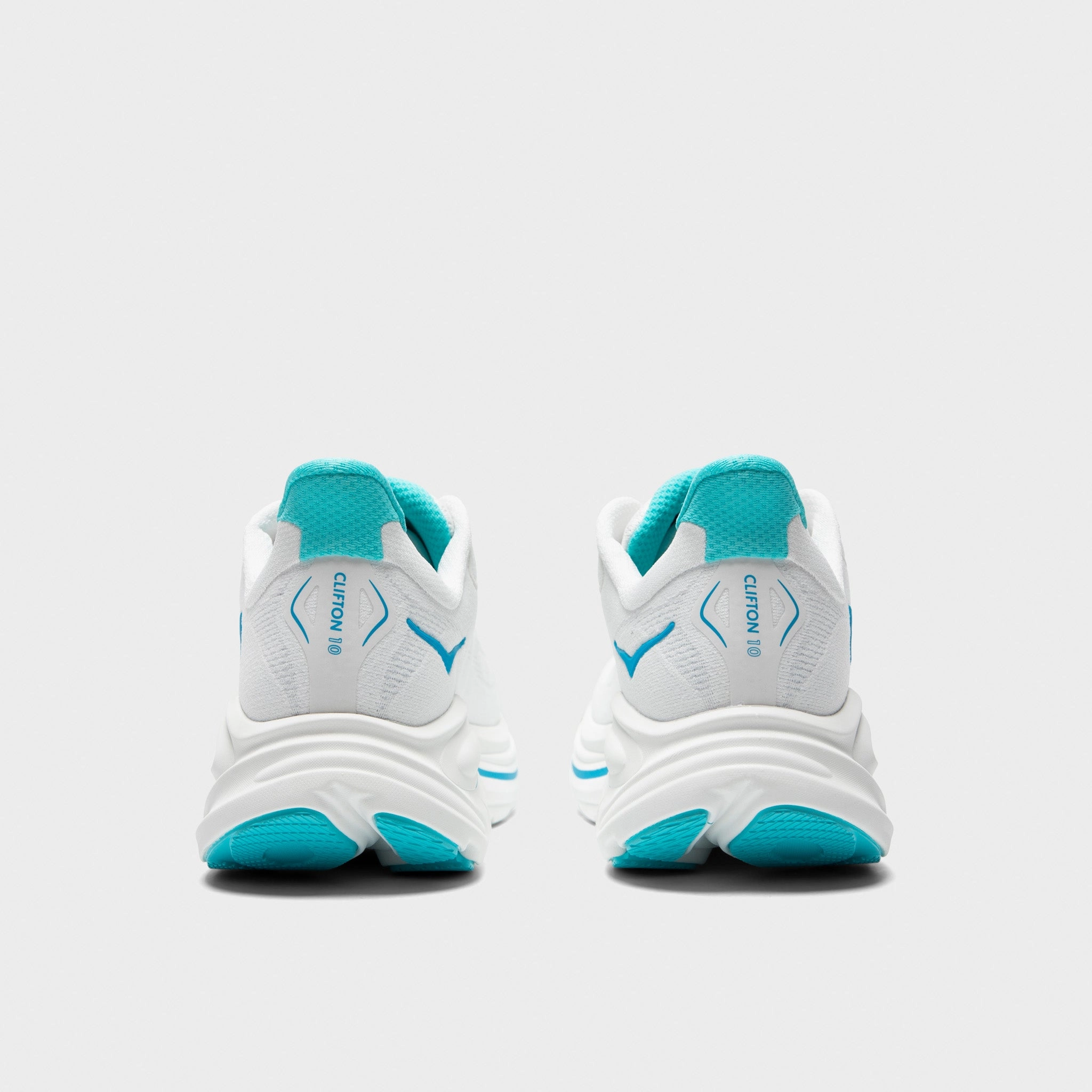 Step Right Walk Support Hoka Clifton 10 White / Silver