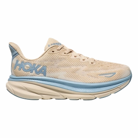 Firm running in windy weather shoes Hoka Clifton 9 - Oak - Alabaster