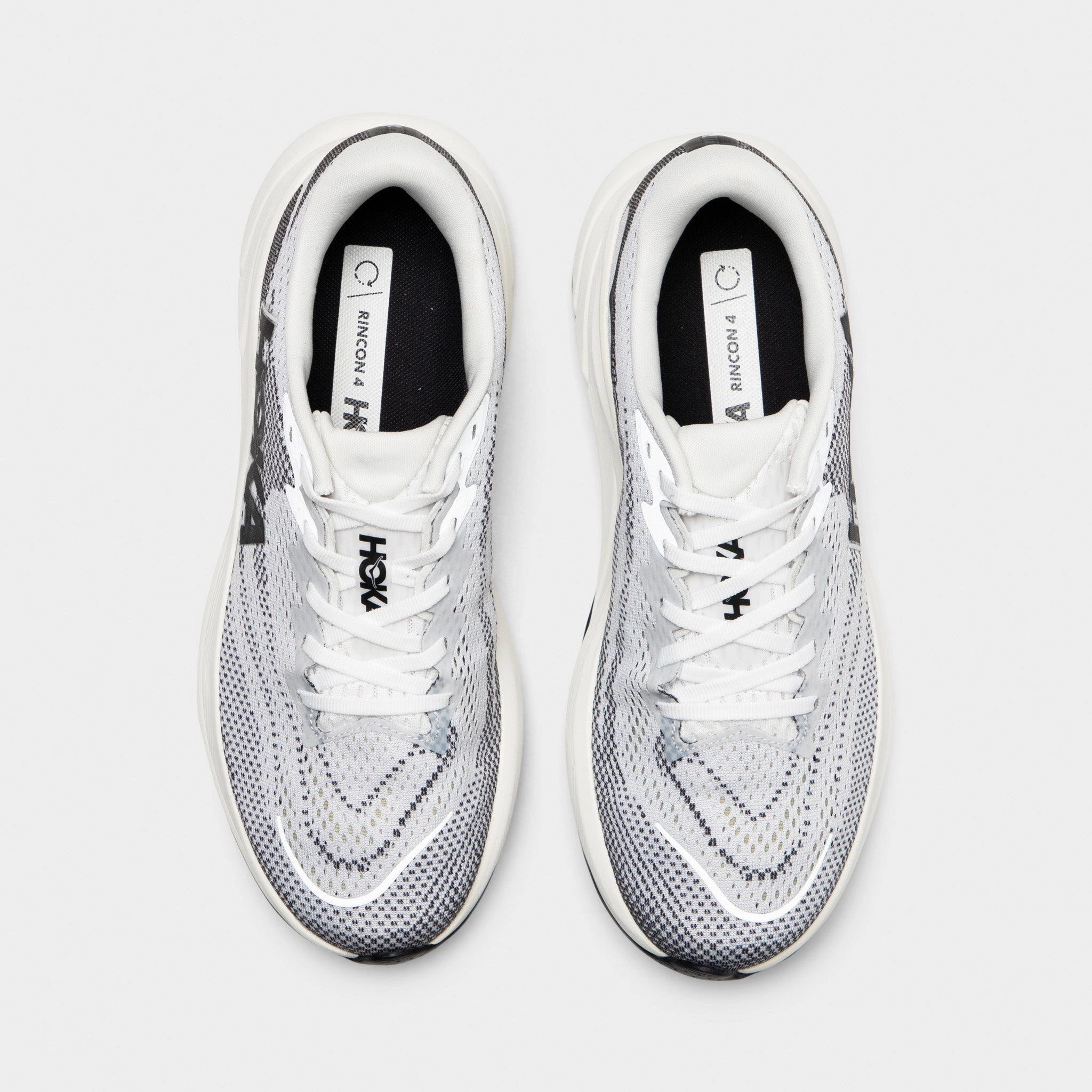 Hoka Rincon 4 White / Black Ride Friendly