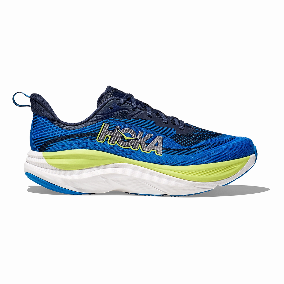 flexible - sole - feature shoes Hoka Skyflow - Varsity Navy - Electric Cobalt