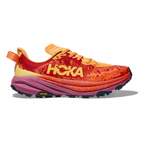 treadmill compatibility Hoka Speedgoat 6 - Sherbet - Beet Root