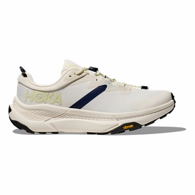 Hoka Transport - Alabaster - Varsity Navy Toe Area sustainable - feature shoes