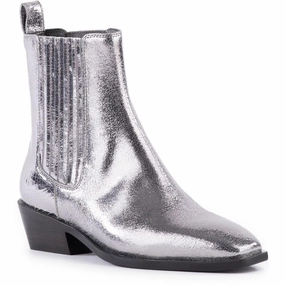 Breathable Upper Rough Ground Hold Me Down Womens Textured Leather Chelsea Boots