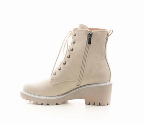 Women's Ghosted Boots In Cream All-Purpose Footwear