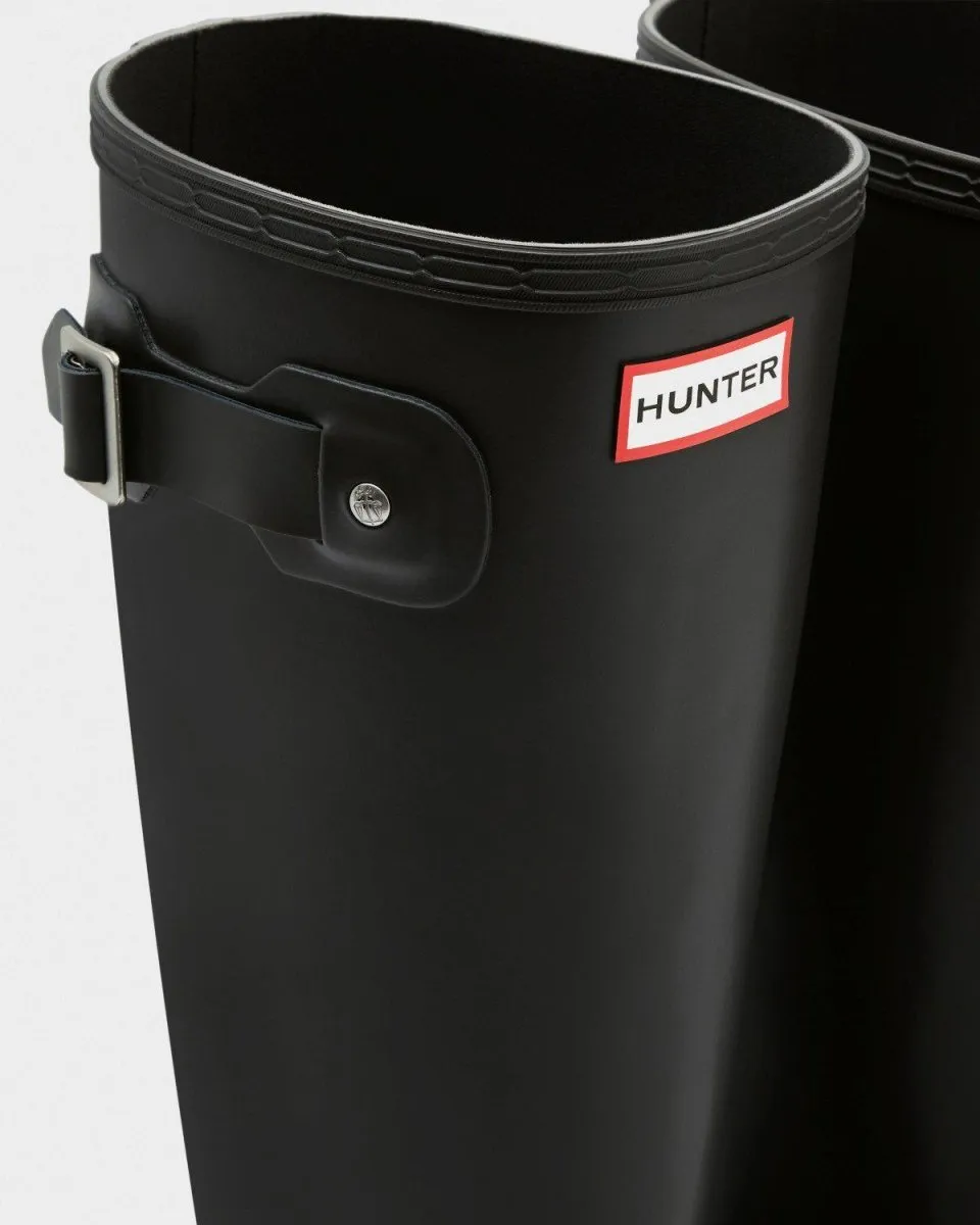Hunter Men's Original Tall Rain Boots Black Washable