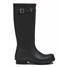 Elastic Material Hunter Men's Original Tall Rain Boots Black
