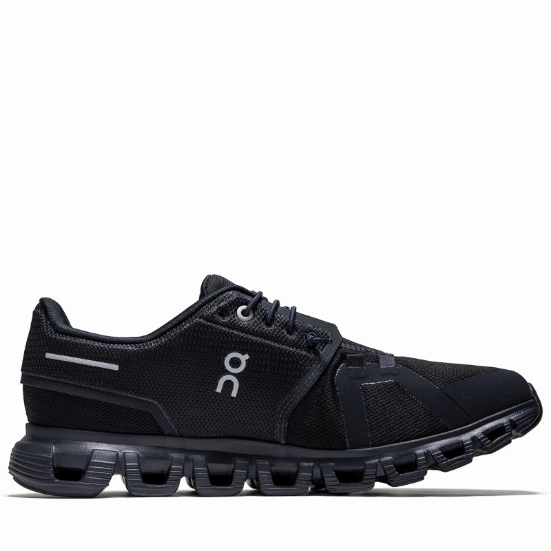 On Cloud 6 - Black/Black Speed responsive running shoes