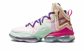 LeBron 19 "Valentine's Day" Trail Running Lace Up Design