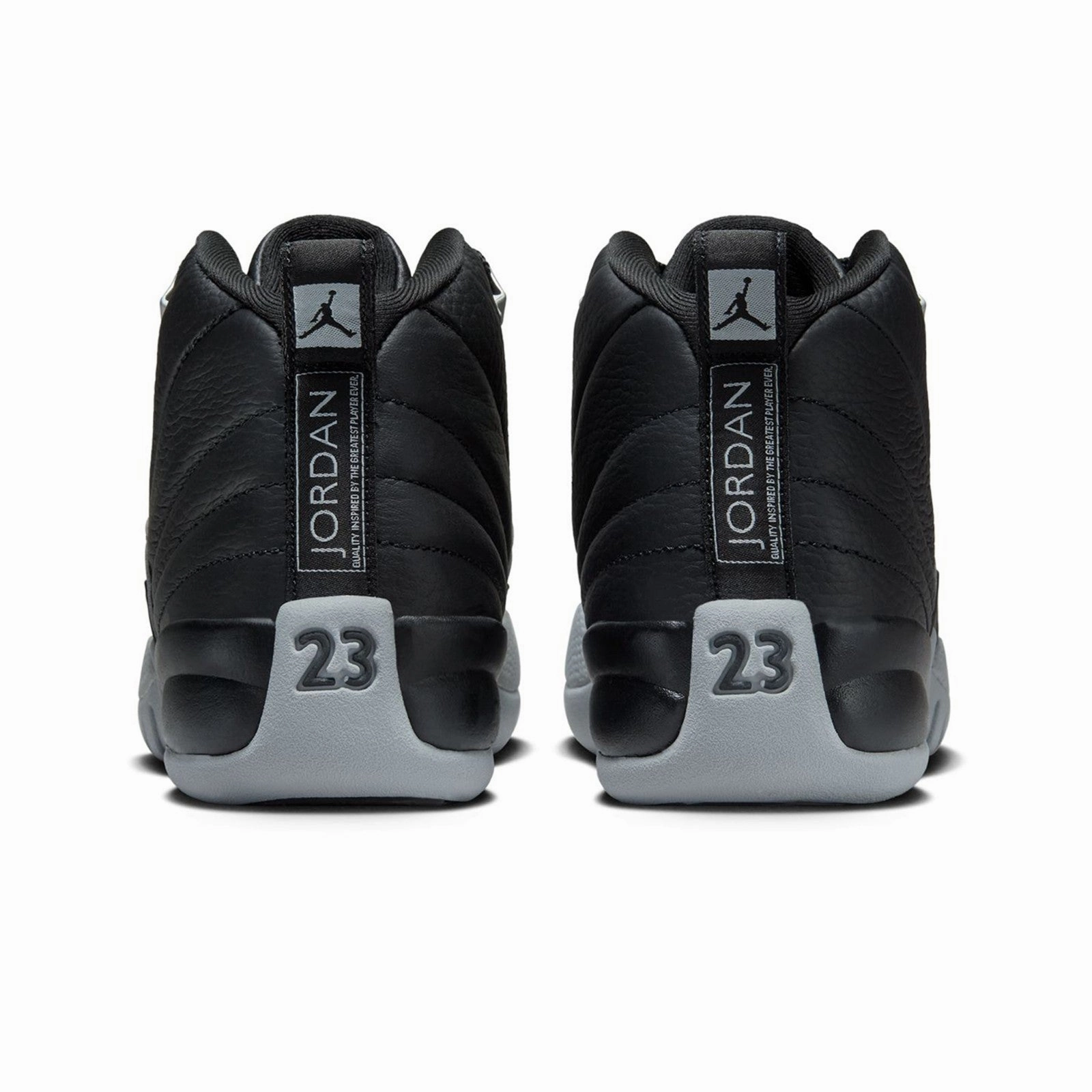 Air Jordan 12 Retro "Black and Wolf Grey" 153265-010 breathable vents