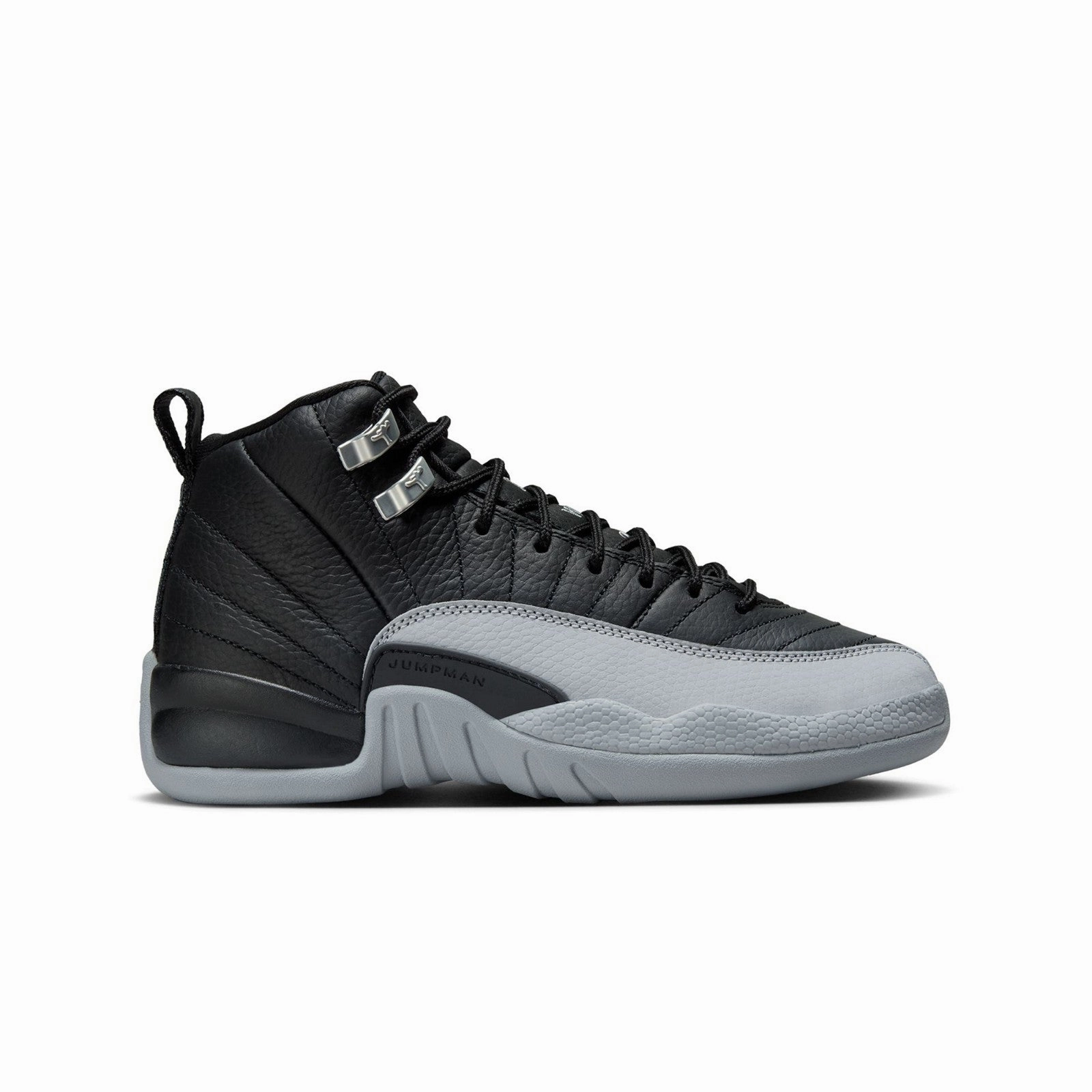 Shape Memory Wide Footbed Air Jordan 12 Retro "Black and Wolf Grey" 153265-010