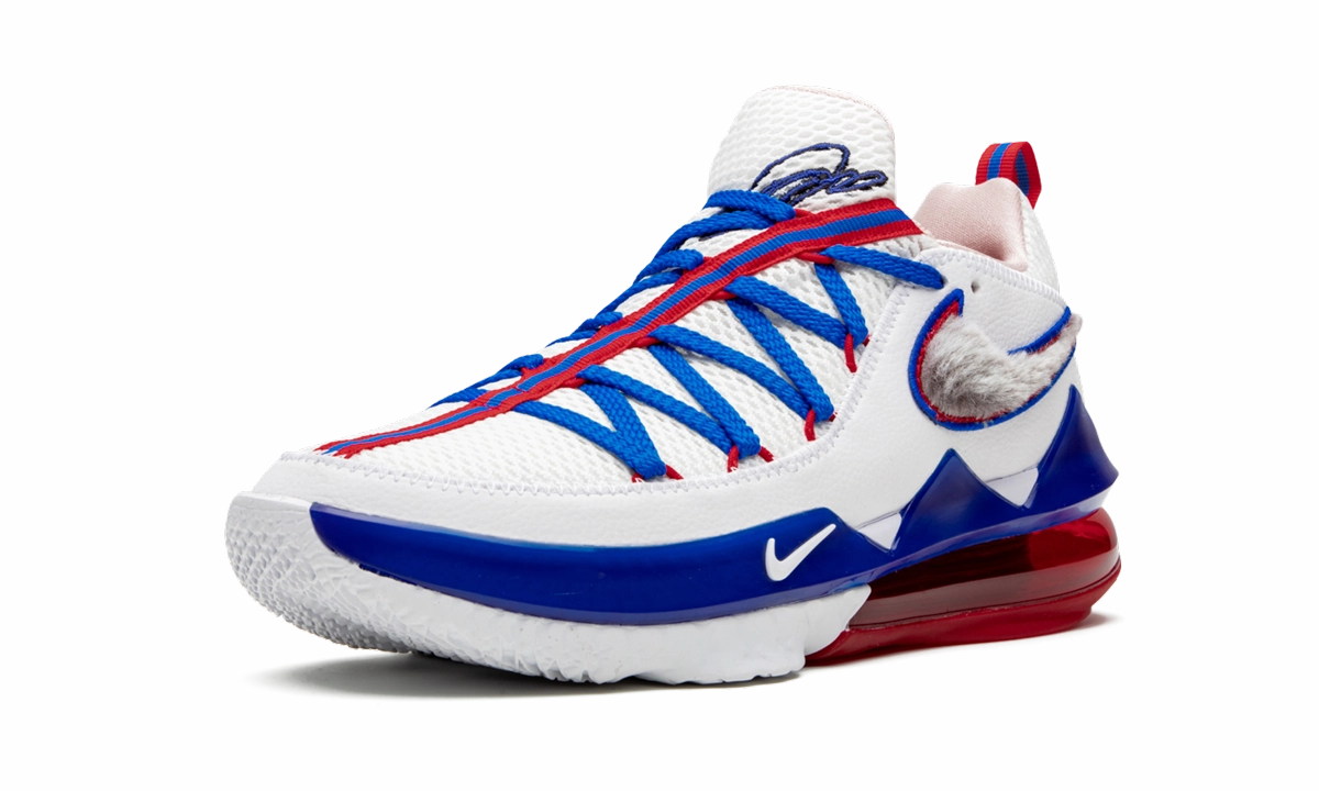 Lebron 17 Low "Tune Squad" perforated upper Torsion Plate Technology