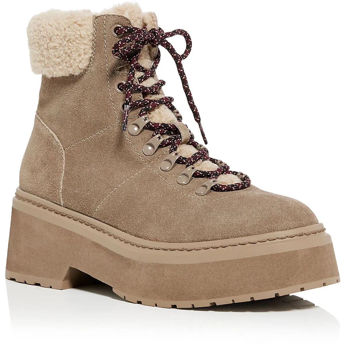 Soft Cushioning Built Tough Thea Womens Suede Zipper Winter & Snow Boots
