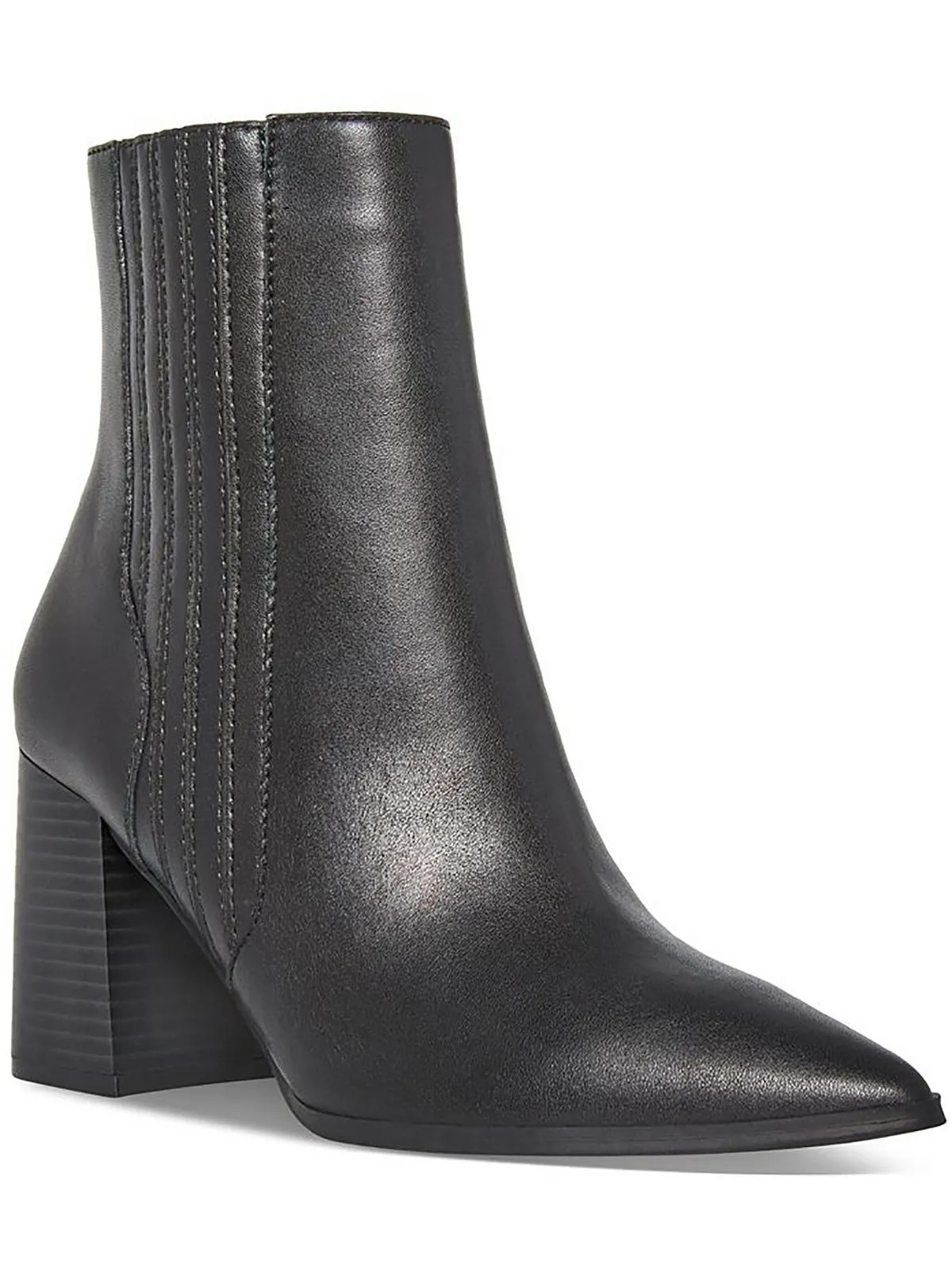 Iconic Womens Leather Pointed Toe Booties Snow Season