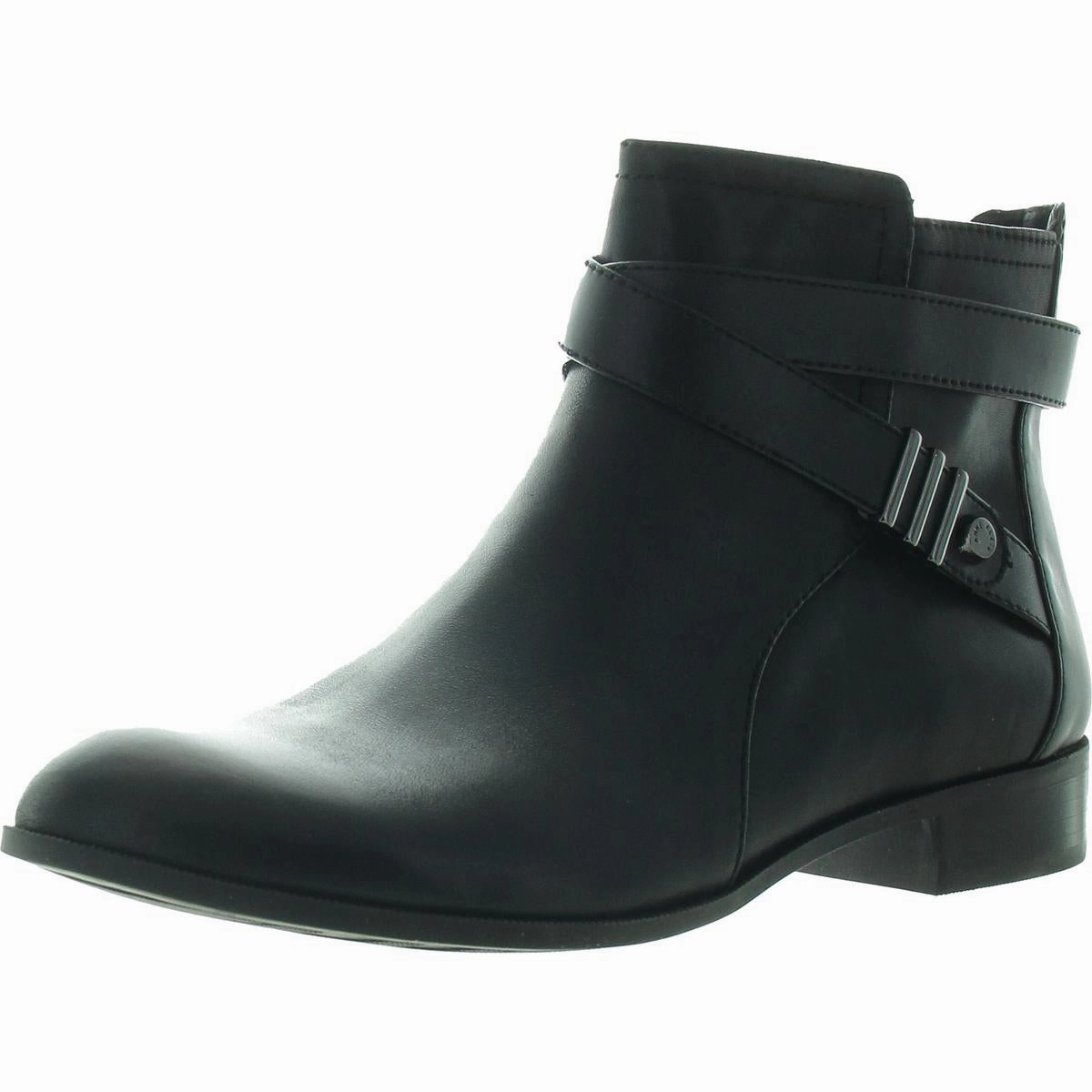 High Quality Leather Comfort Ankle AKKAEL Womens Zipper Leather Ankle Boots