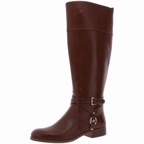 Cushioned Step All Day Wear Womens Leather Harness Riding Boots
