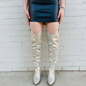 Slip   Resistant Lug Bring Ya To Your Knees Boots In Champagne