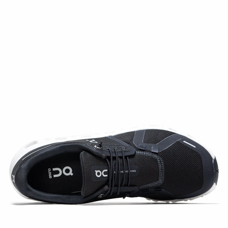 cushioned running pick running shoes for advanced runners Women's On Cloud 6 - Black/White