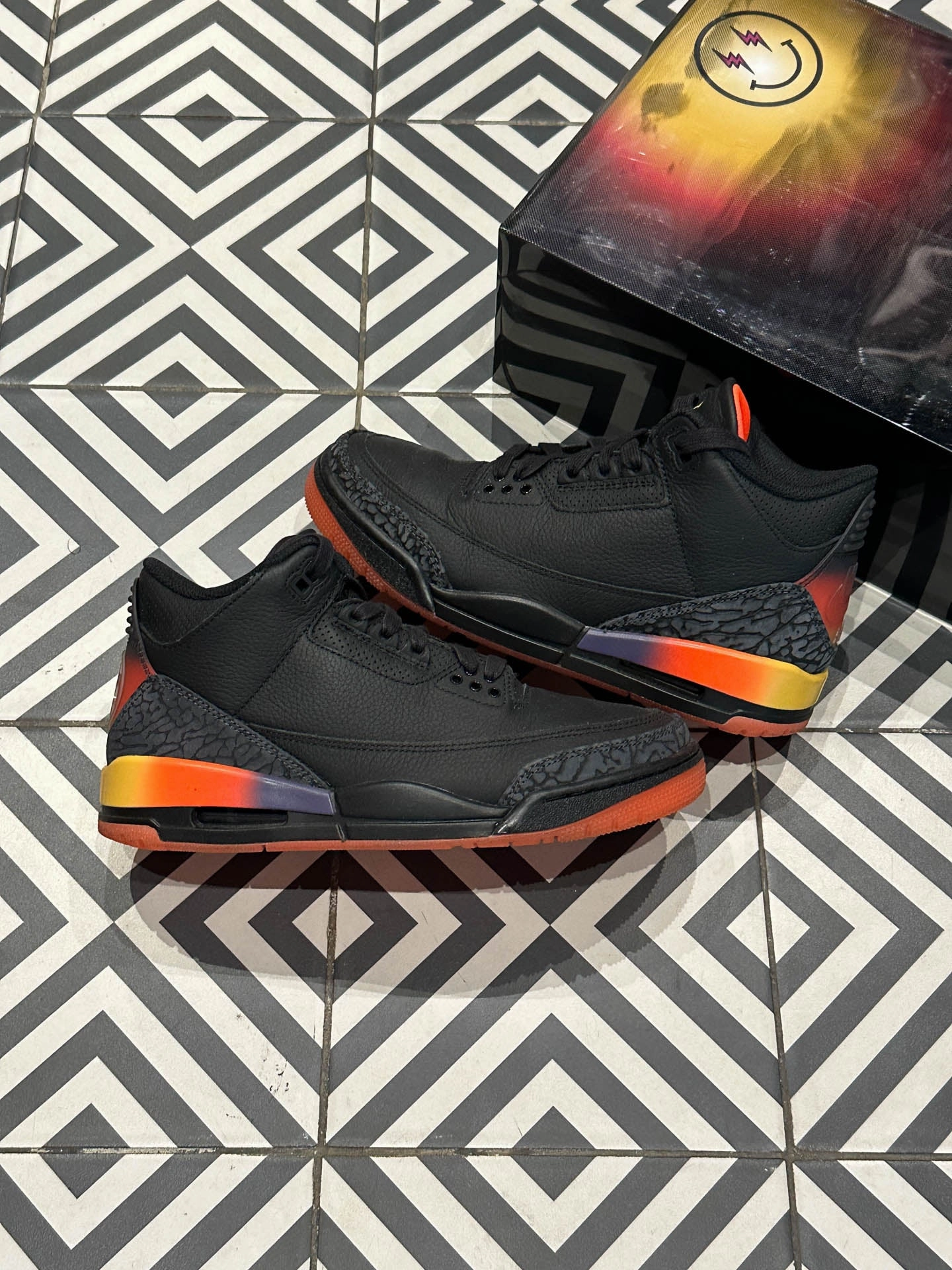 Breathable Knit Upper Home Comfort Jordan 3 J Balvin (Taille 39)