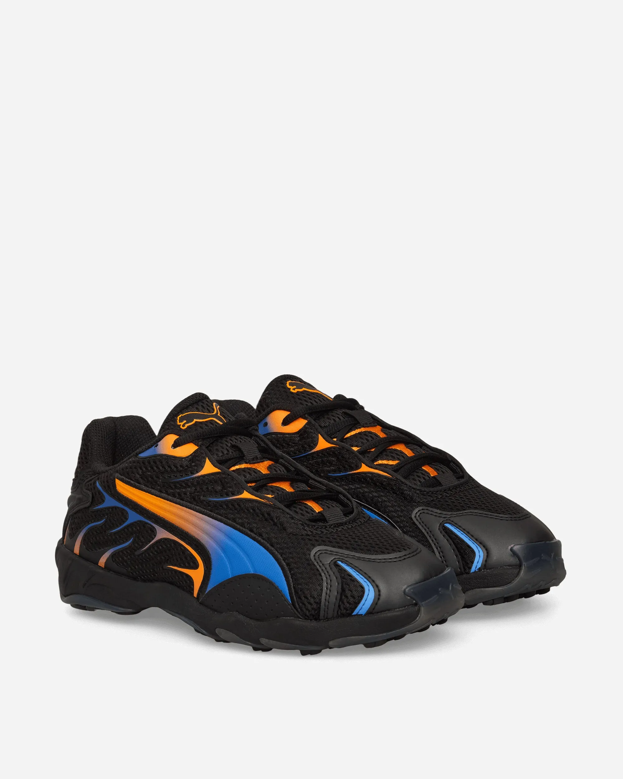 Shock absorption tech Lace System Inhale Sneakers Black / Orange Glo