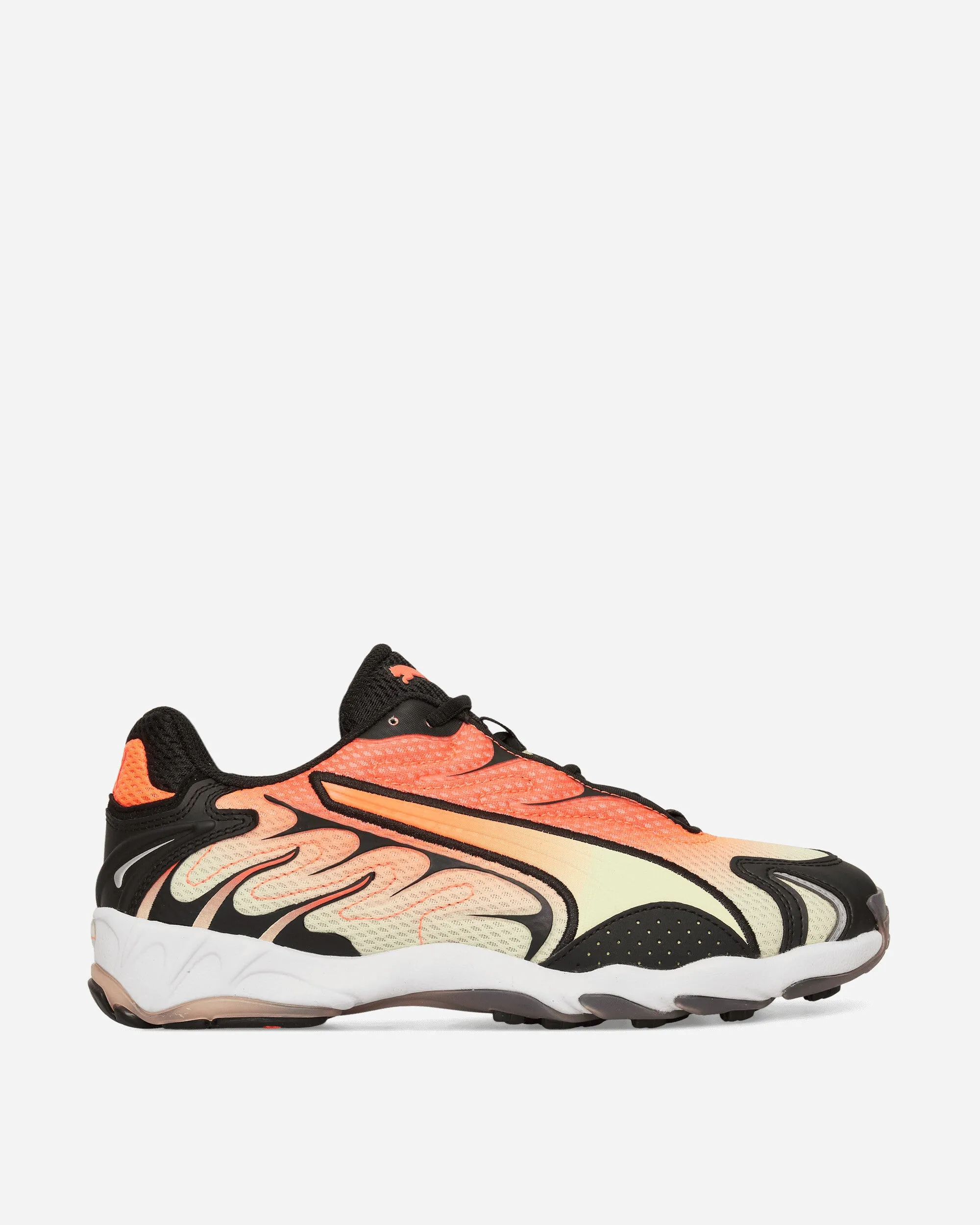 Inhale Sneakers Glowing Red / Black Knit Fabric Integration Stabilizing Plate