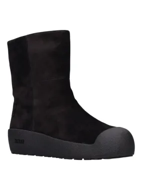 Insulated Rough Trail Hiker Stable Support Urban Commute Bally GSTAAD 6302964 Women's Black Suede Leather Shirling Lined Boots