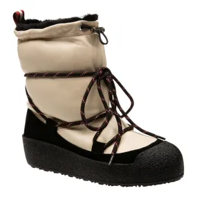 Anti Odor Daily Walks Bally Candye 6228429 Women's Bone Lamb Nappa Leather Winter Boots