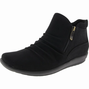 Womens Zipper Faux Suede Ankle Boots Work Protective Finish Rough Trail Hiker
