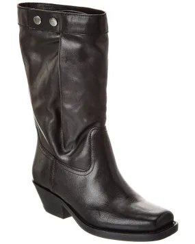 Middle-Aged Man Isabel Marant Ademe Leather High Boot