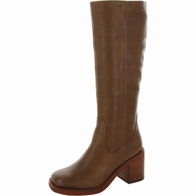 Padded Interior Rural Traveler Itineary Womens Leather Tall Knee-High Boots