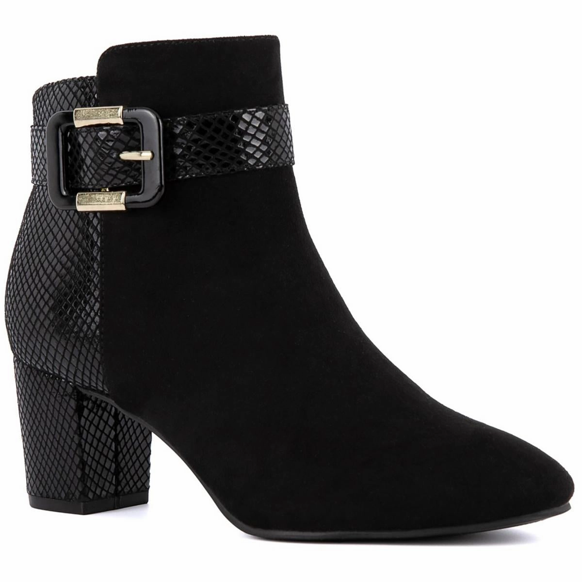 Practical Style IVYY Womens Zipper Manmade Booties
