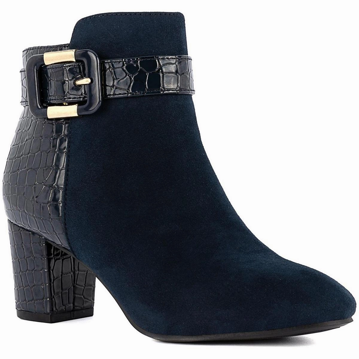 Slip   Resistant Lug IVYY Womens Zipper Manmade Booties