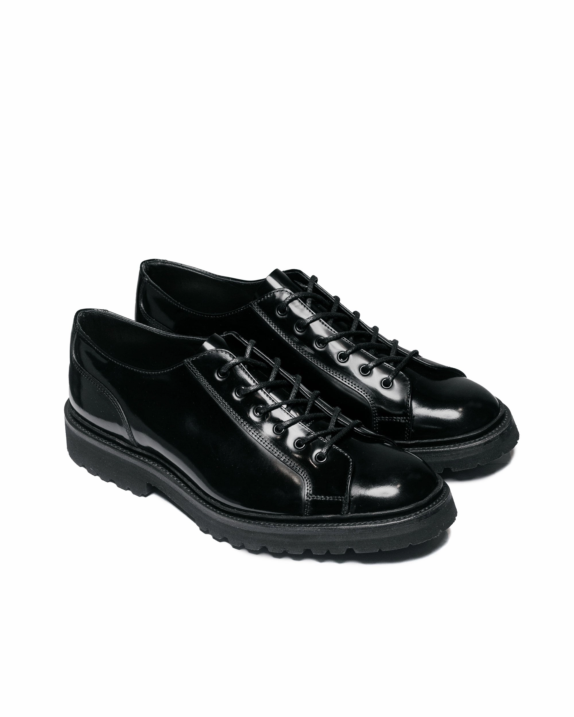 James Coward Trickers Monkey Shoe Black Bookbinder Leather Heat Free