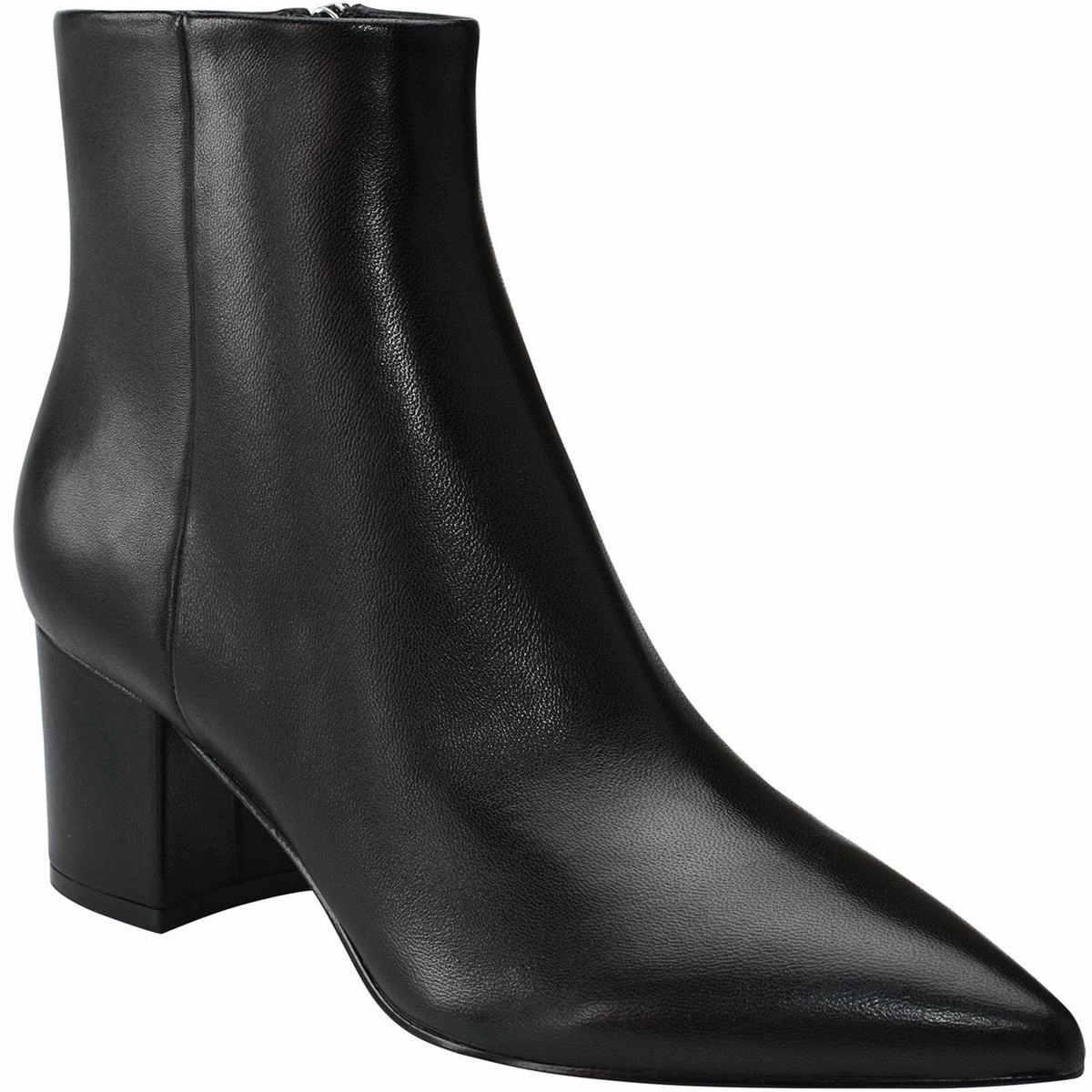 Jarli Womens Solid Leather Ankle Boots ArchSupport Seamless Comfort Daily Walks