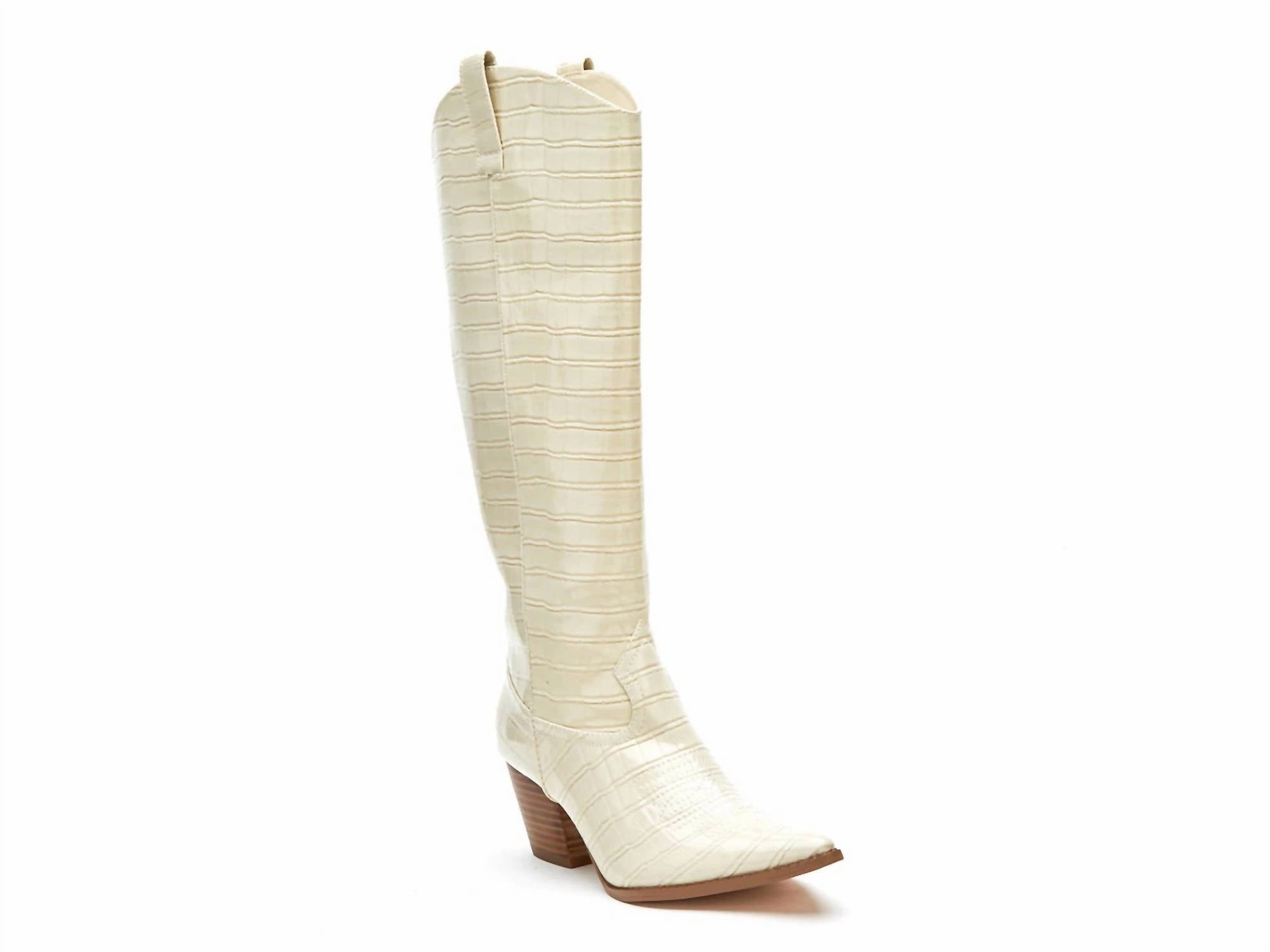 Eco Material Outdoor Trek Stylish Option Jax Boots In Ivory