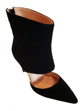 Jelyn Womens Suede Pointed Toe Shooties Resistant to wear hiking adventure